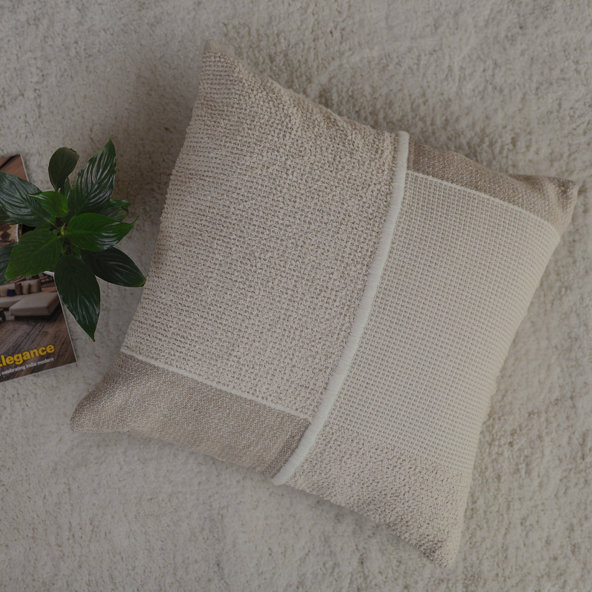 Gunnersbury Cottton Hand Woven Cushion - Skandi London