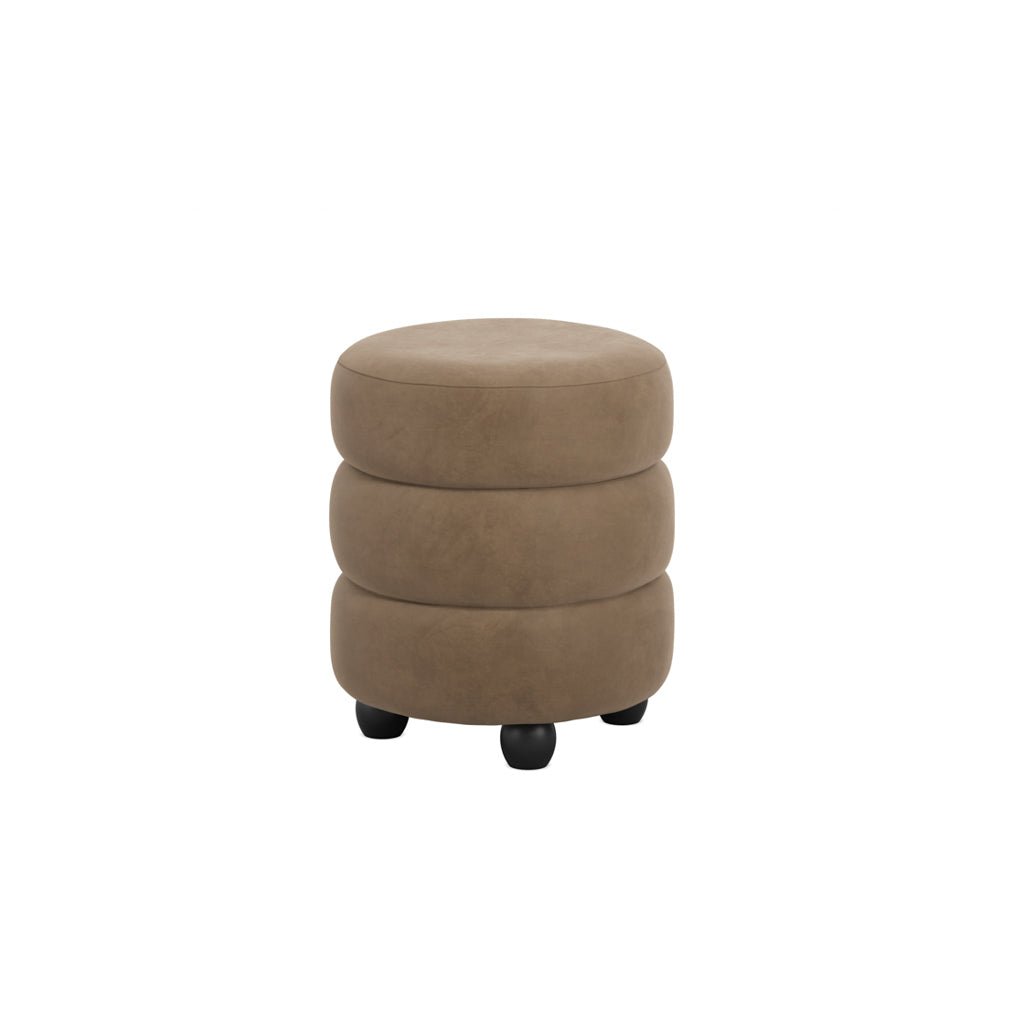 Nova Mole & Black Pouffe - Skandi London