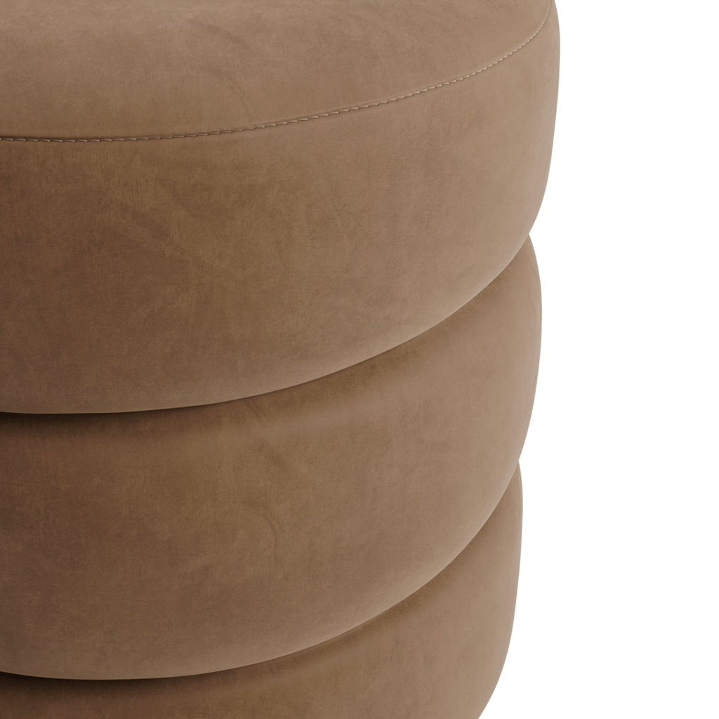 Nova Mole & Black Pouffe - Skandi London