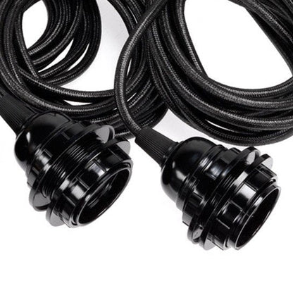 Fitting Lamps Ceiling - Black - 3 Fittings