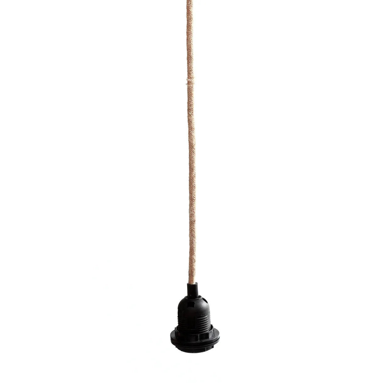 Ceiling Light Fitting - Single - Jute Black