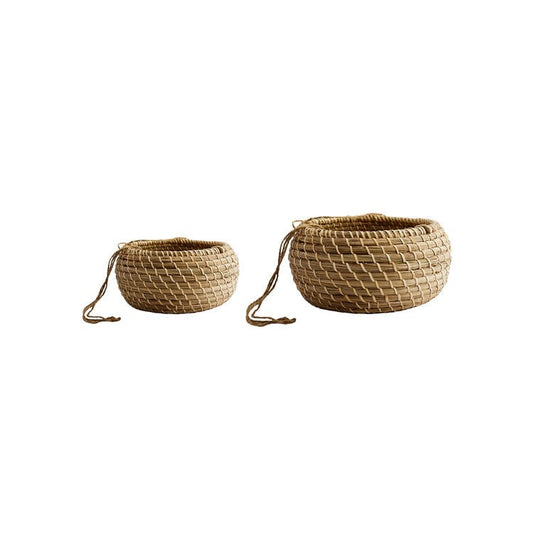 Hanging Seagrass Planter Set of 2 - Skandi London