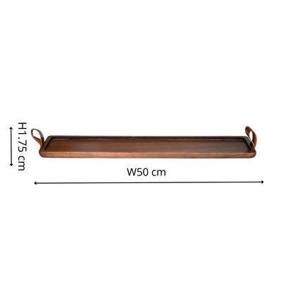 Ebeltoft Walnut Wooden Candle Tray - Skandi London
