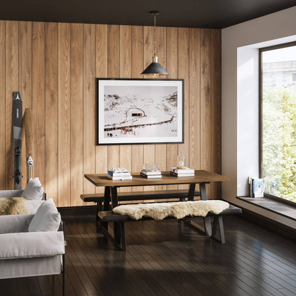 Oslo House Black Bench - Skandi London