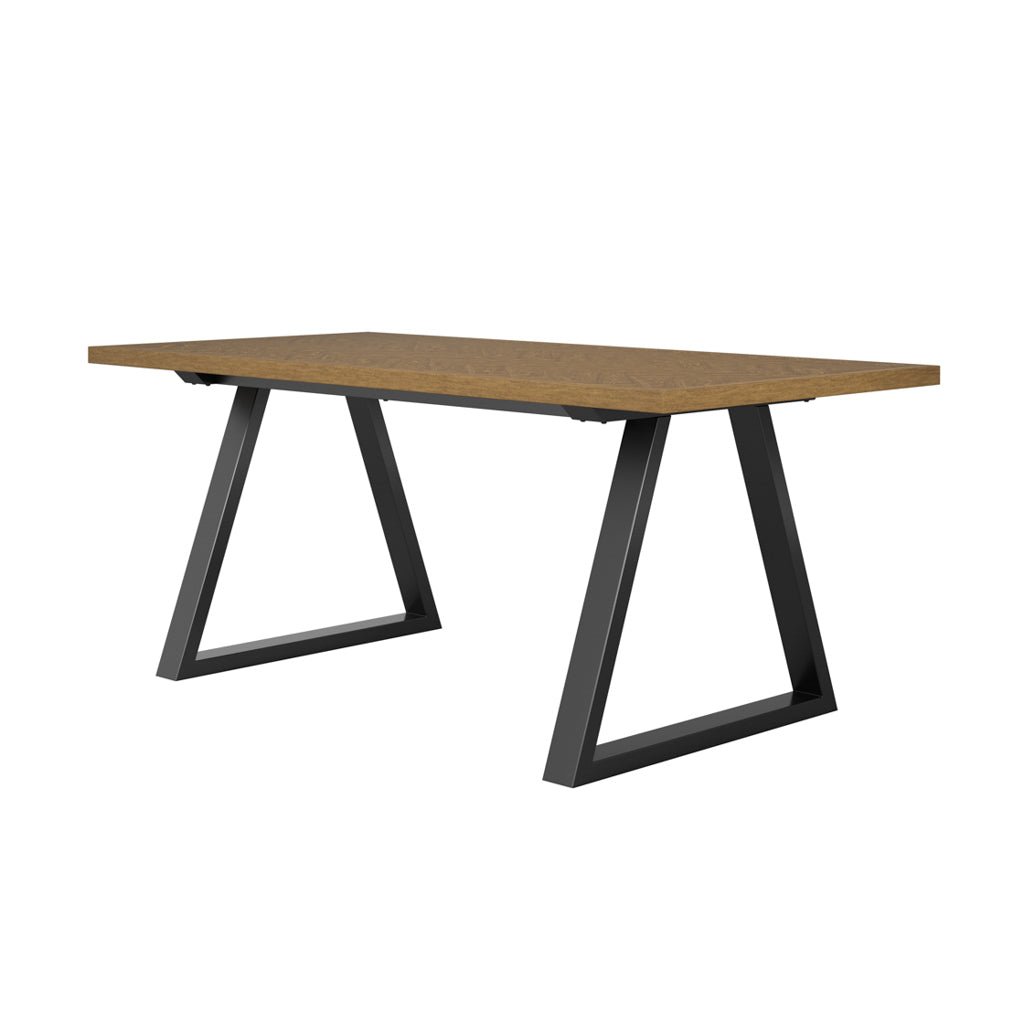Oslo House Whiskey & Black Dining Table - Skandi London