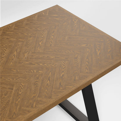 Oslo House Whiskey & Black Dining Table - Skandi London