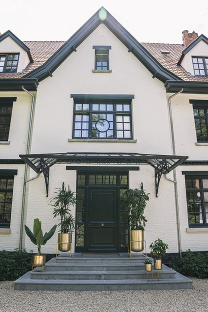 The Brass Planter on Stand - Brass - XL