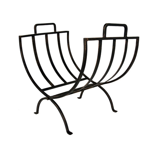 Horsens Iron Linear Log Basket - Skandi London