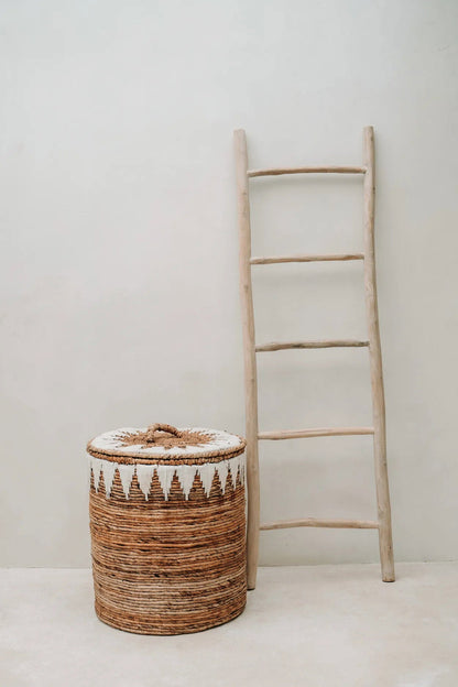 The Banana Stitched Laundry Baskets - Large