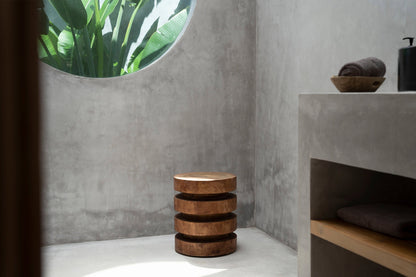 The Massaka Stool Table - Natural