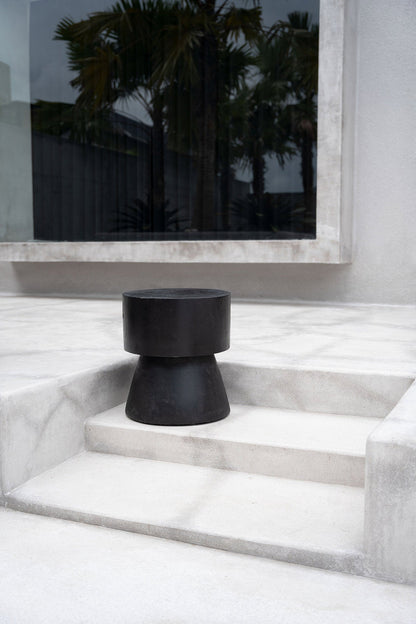 The Warmi Stool Table - Black