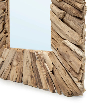 The Driftwood Framed Mirror - Natural - Medium
