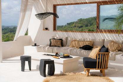 The Montano Stool Table  - Black
