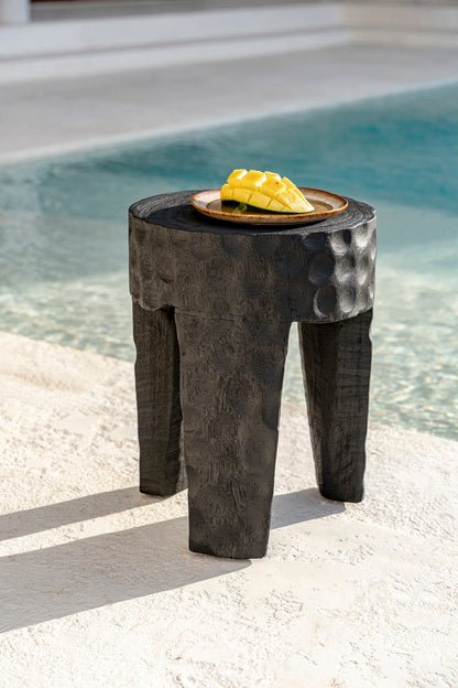 The Paramo Stool Table - Black
