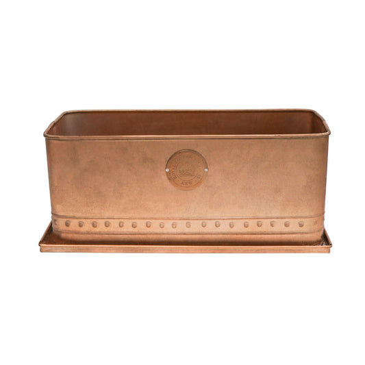 Skandi London Luxe Outdoor Trough in Copper - Medium - Skandi London
