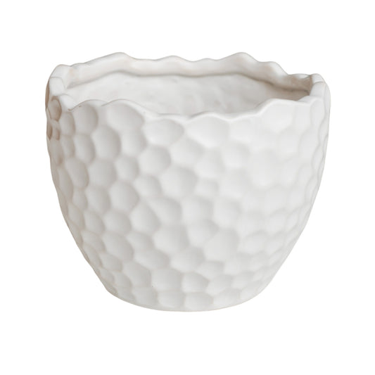 Skandi London Textured Planter in White - Skandi London