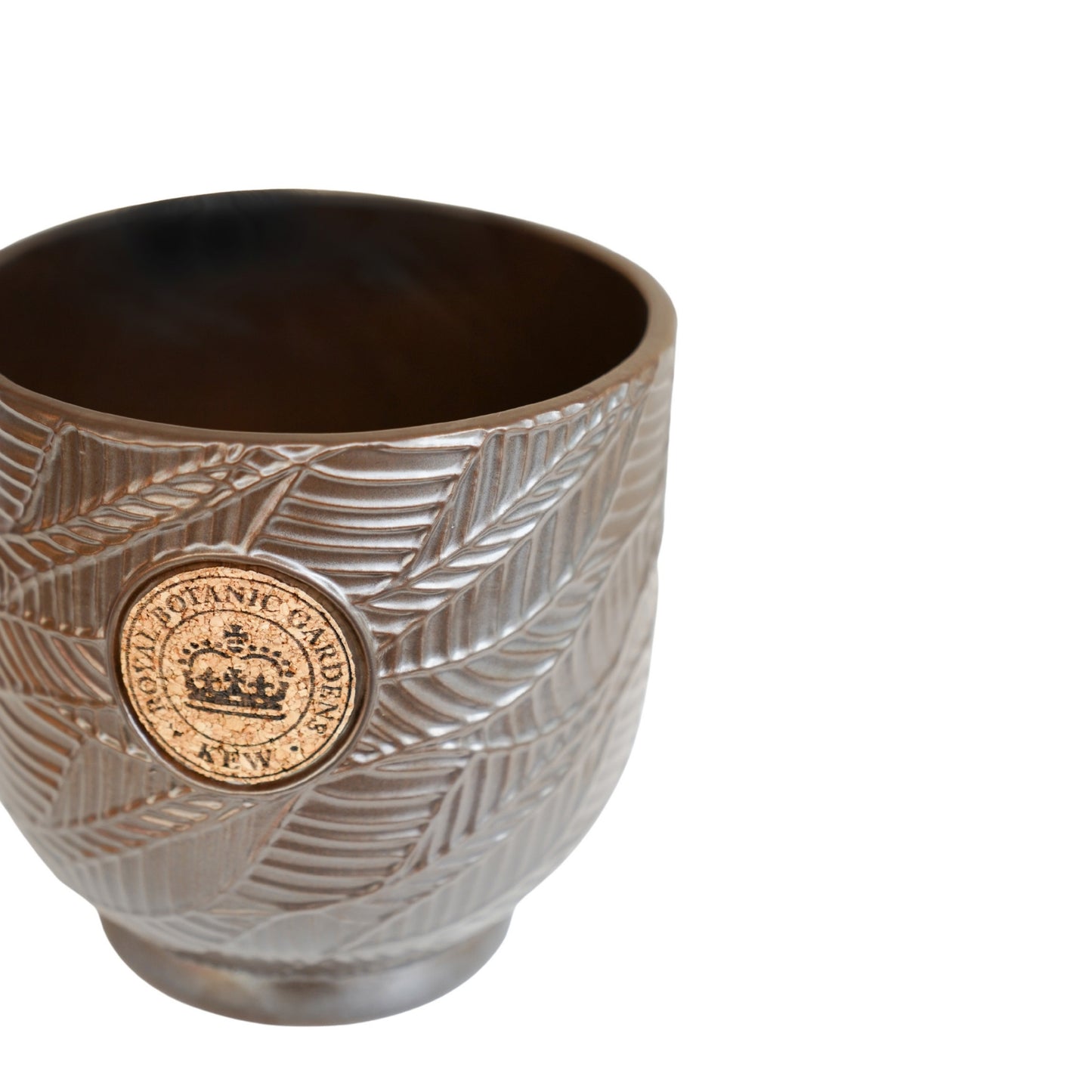 Skandi London Cork Emblem Earthy Planter in Charcoal - Medium - Skandi London