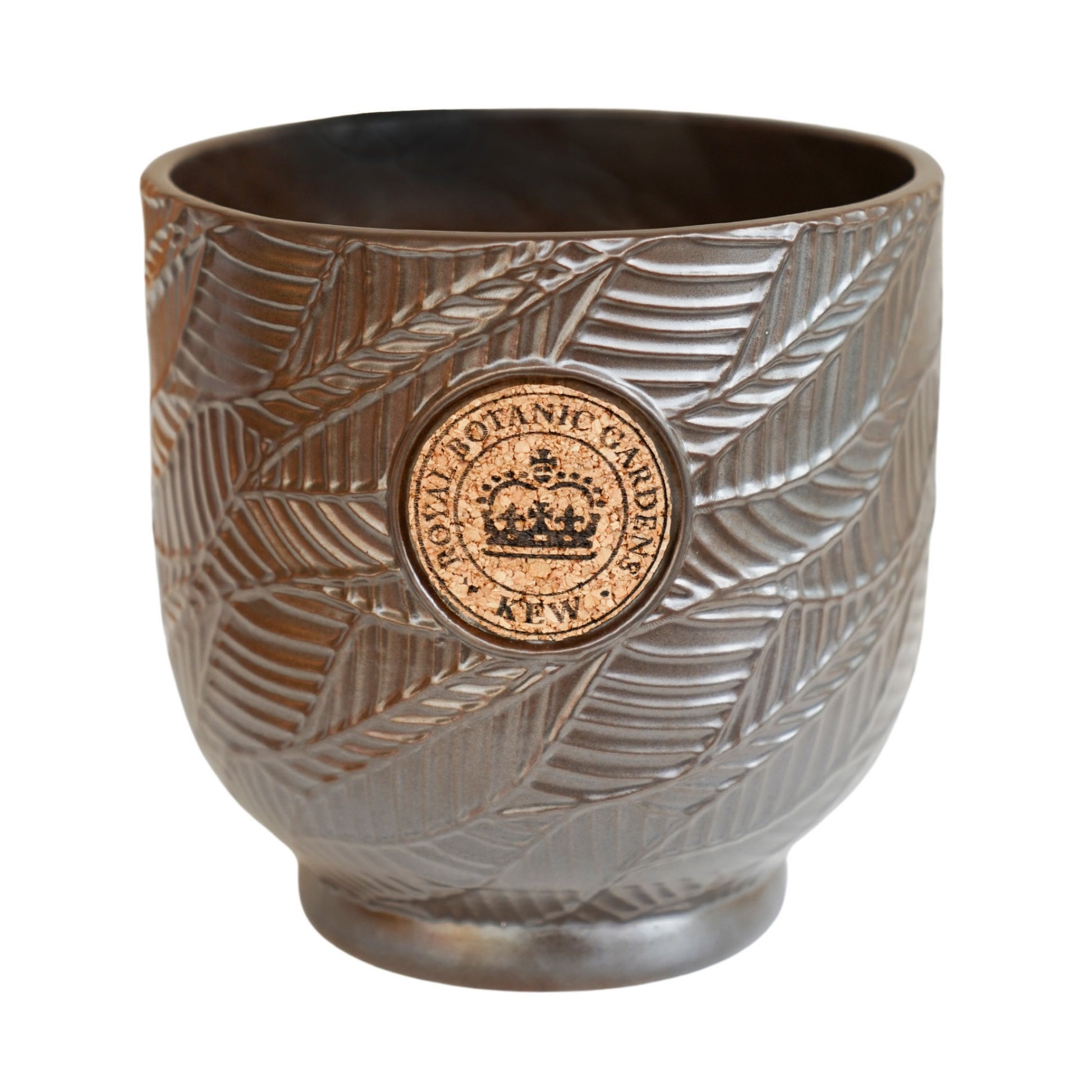 Skandi London Cork Emblem Earthy Planter in Charcoal - Large - Skandi London