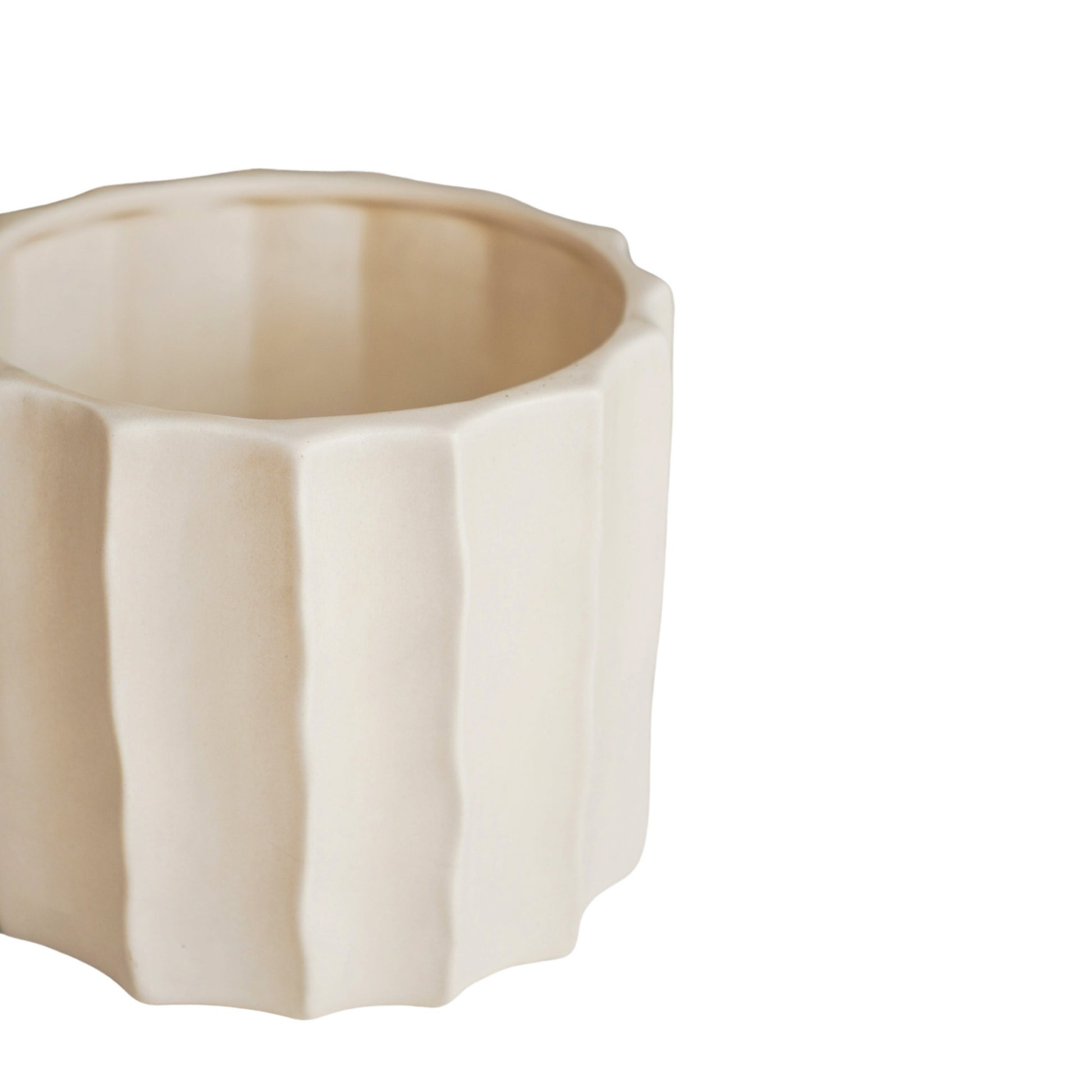 Skandi London Natural Flow Planter in Bone - Small - Skandi London