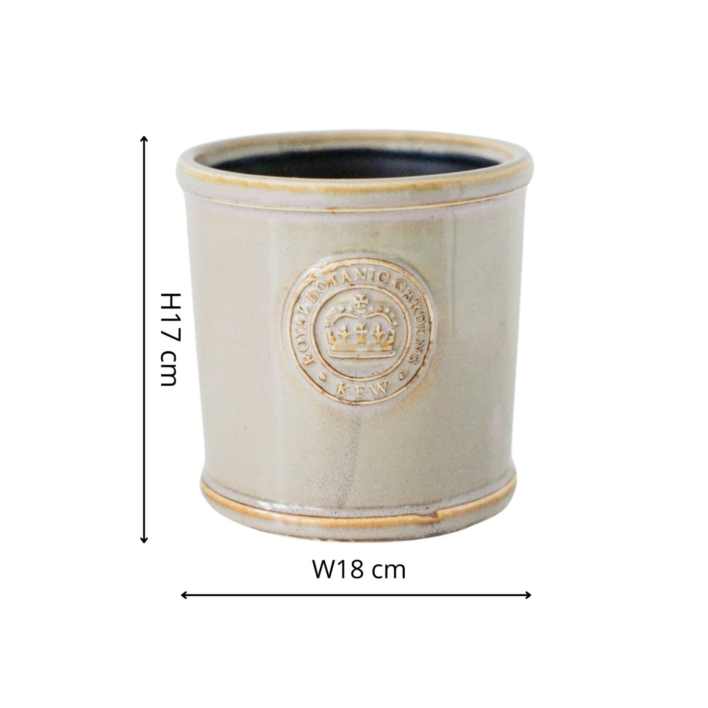 Skandi London Gloss Planter in Ivory - Skandi London