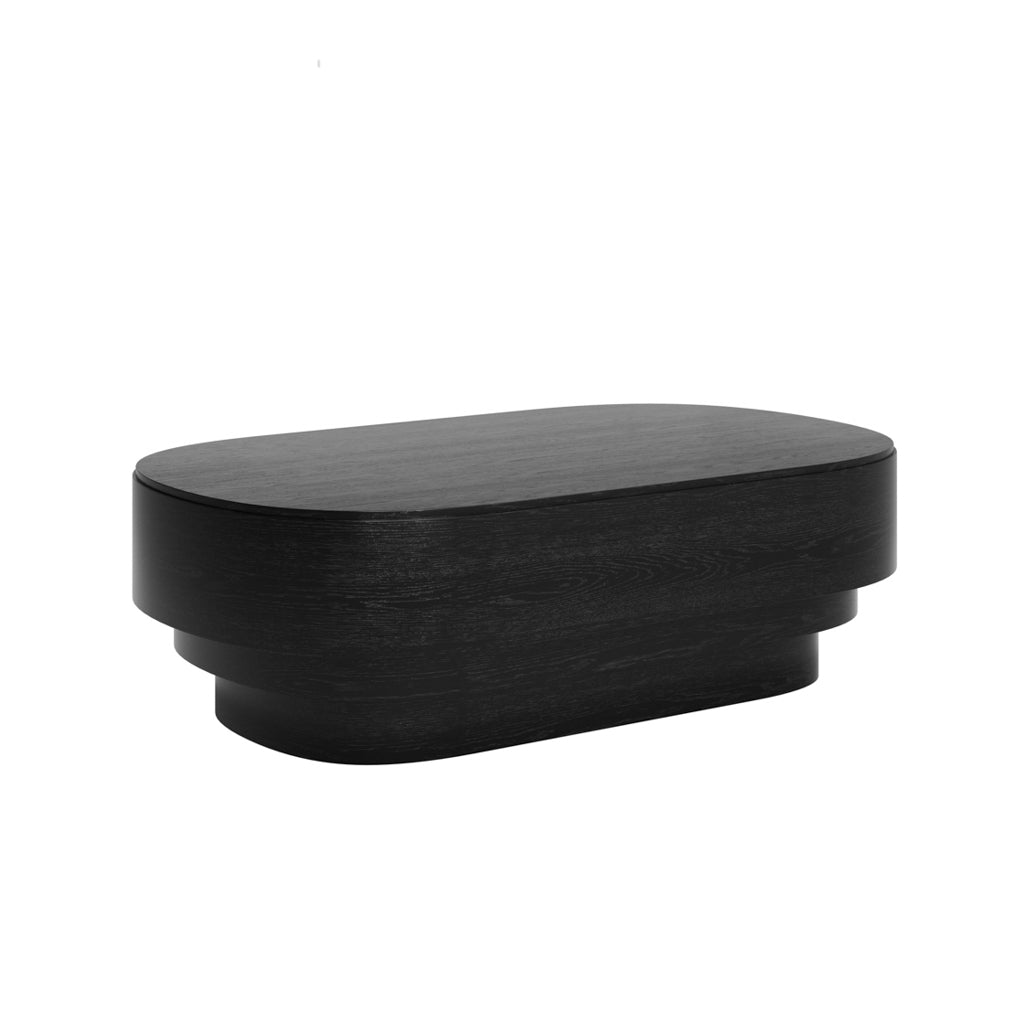 Nova Oval Black Coffee Table - Skandi London