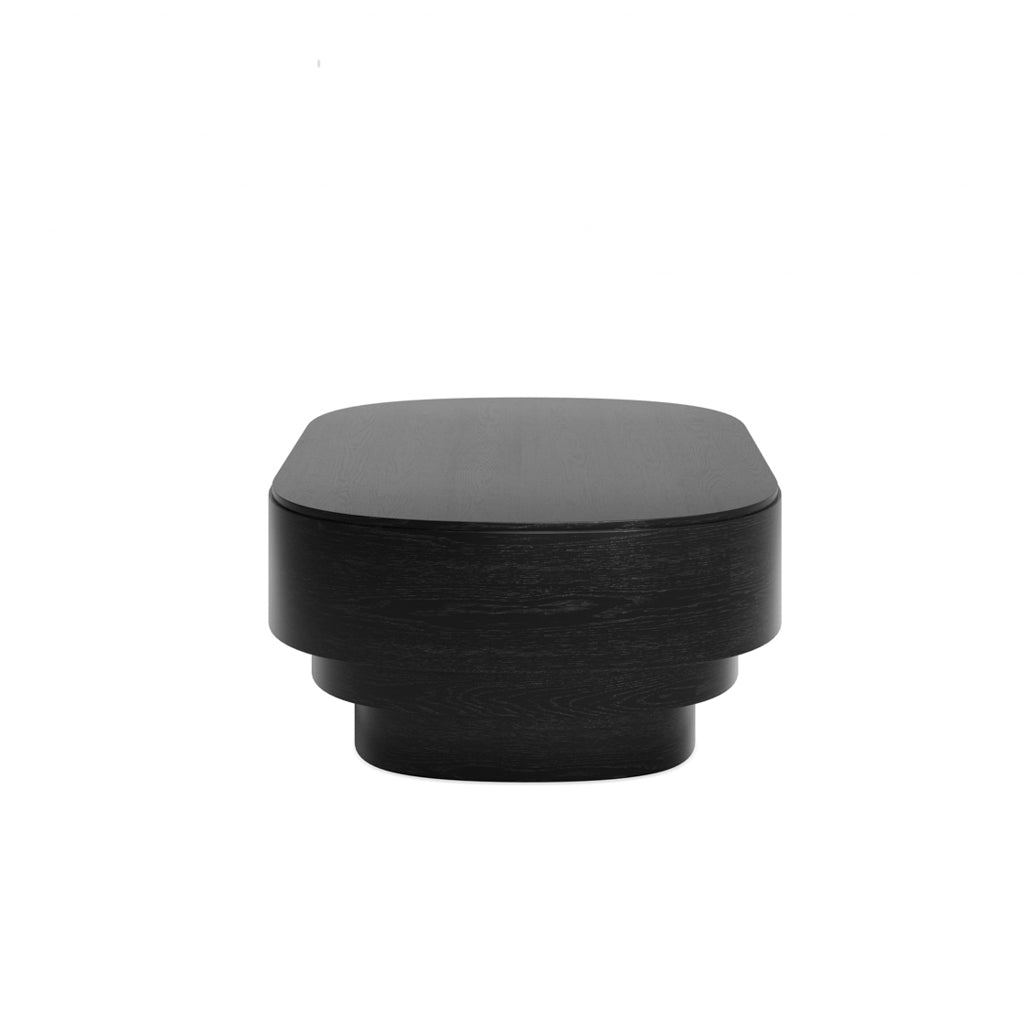 Nova Oval Black Coffee Table - Skandi London