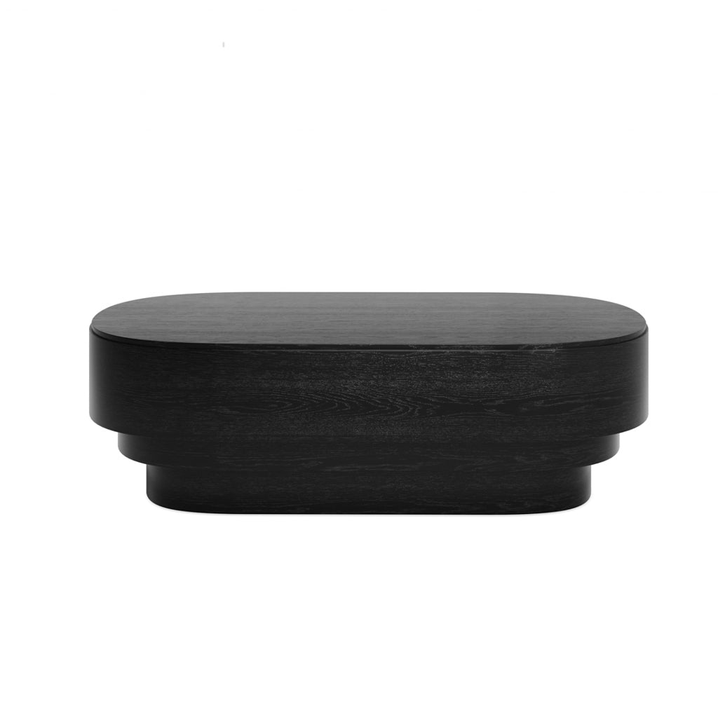 Nova Oval Black Coffee Table - Skandi London