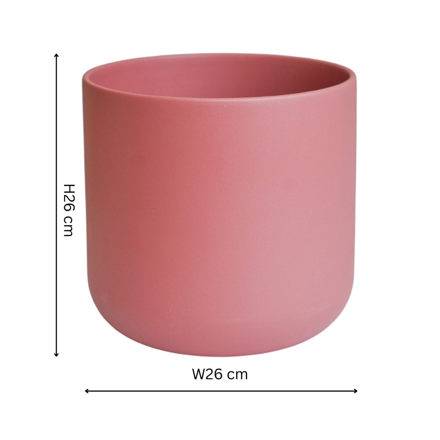 Lisbon Planter Blush Rose H26Cm D26Cm - Skandi London