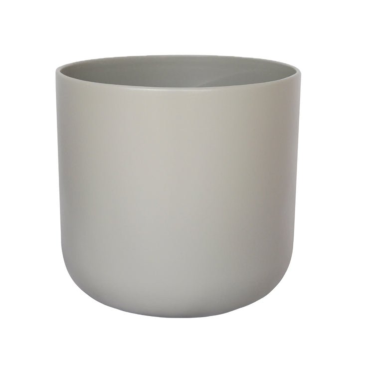 Lisbon Planter Light Grey H26Cm D26Cm - Skandi London