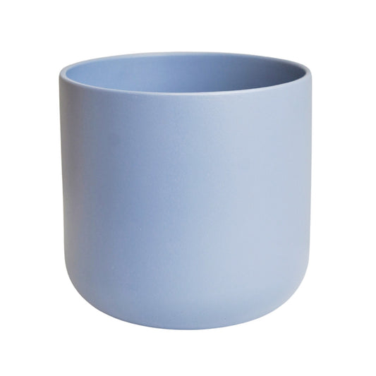 Lisbon Planter Powder Blue H26Cm D26Cm - Skandi London