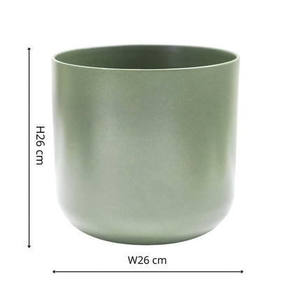 Lisbon Planter Sage H26Cm D26Cm - Skandi London