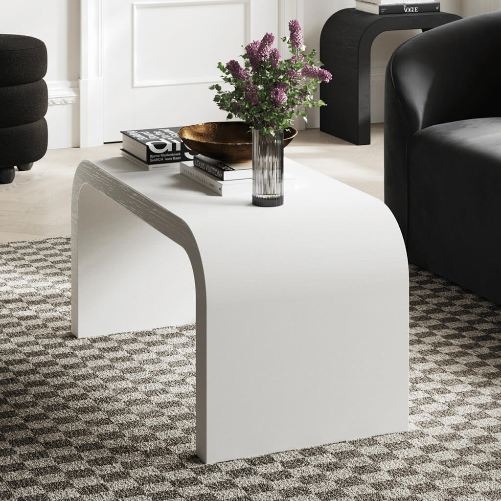 Nova White Coffee Table - Skandi London