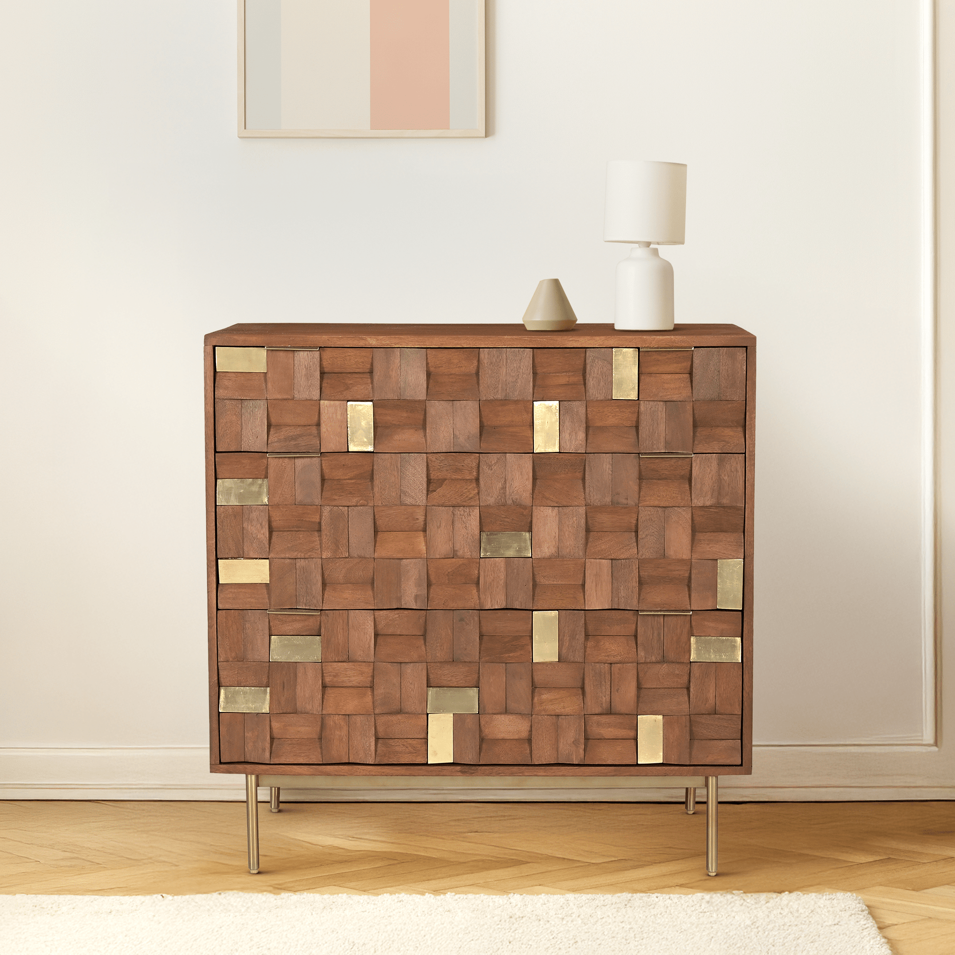Barnes Three Chest Of Drawers - Skandi London