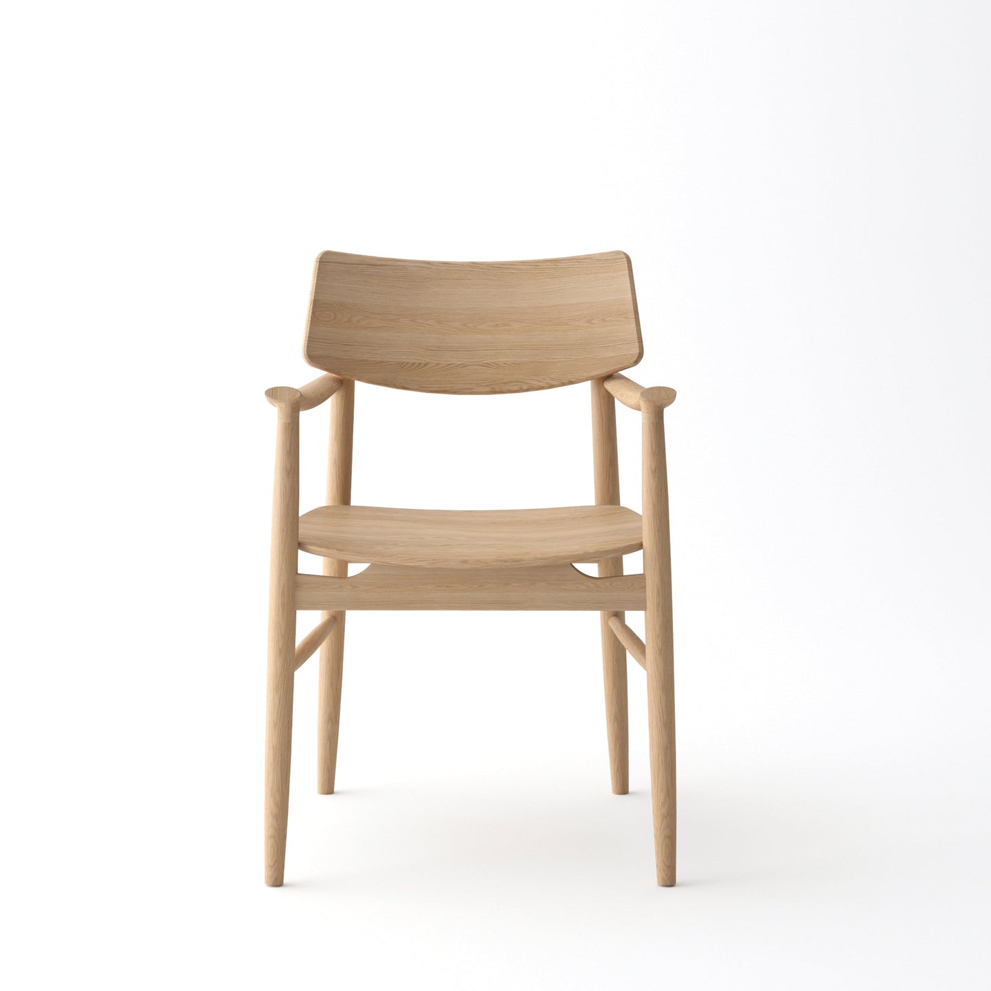 Mono Solid Oak Dining Arm Chair