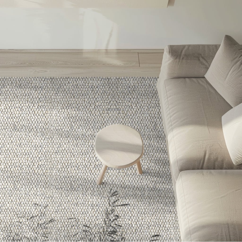 Streatham Wool Pebbled Rug - Large - Skandi London