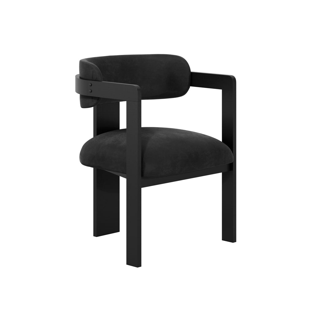 Nova Full Black Dining Chair - Skandi London