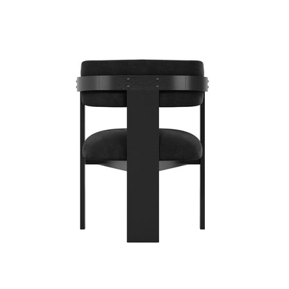 Nova Full Black Dining Chair - Skandi London