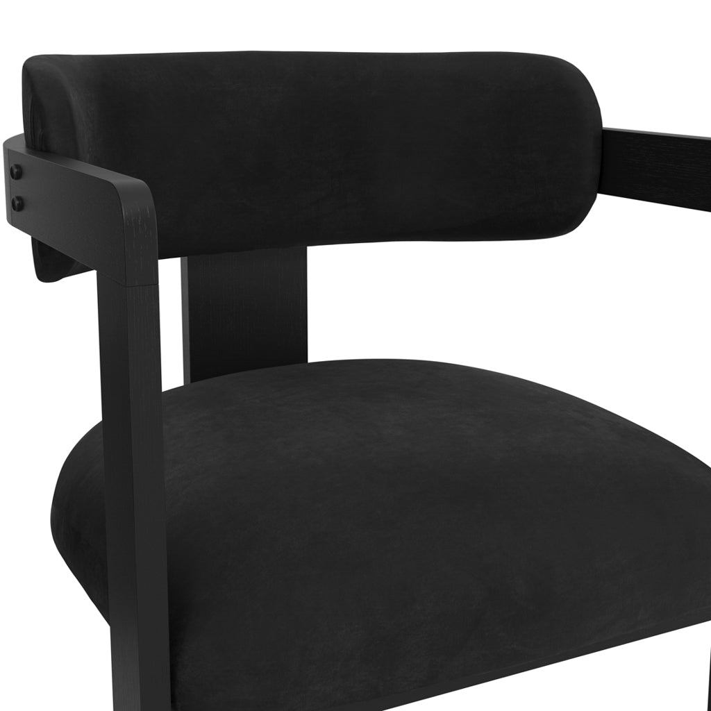 Nova Full Black Dining Chair - Skandi London