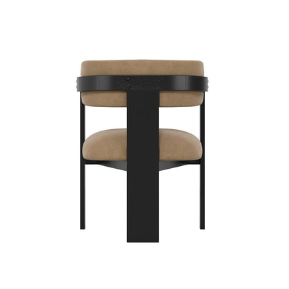 Nova Black & Mole Dining Chair - Skandi London