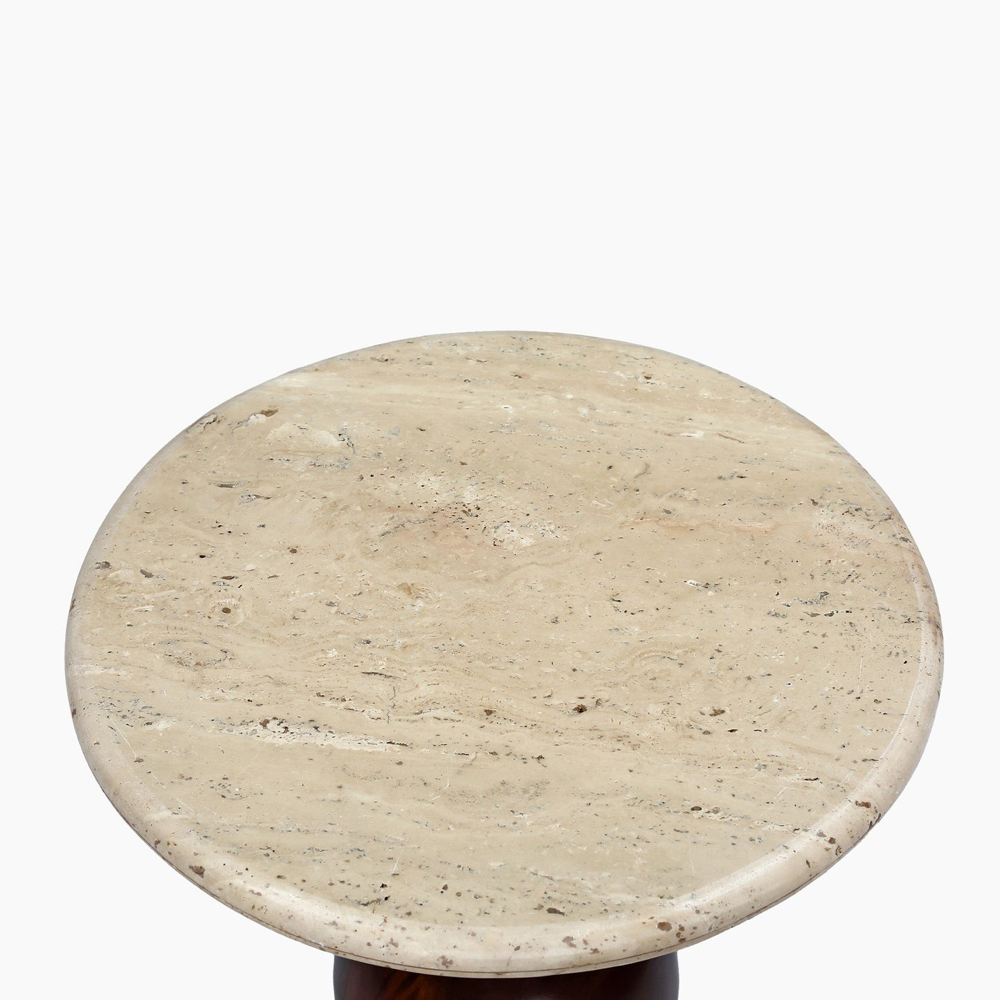Clerkenwell Travertine Top End Table - Skandi London