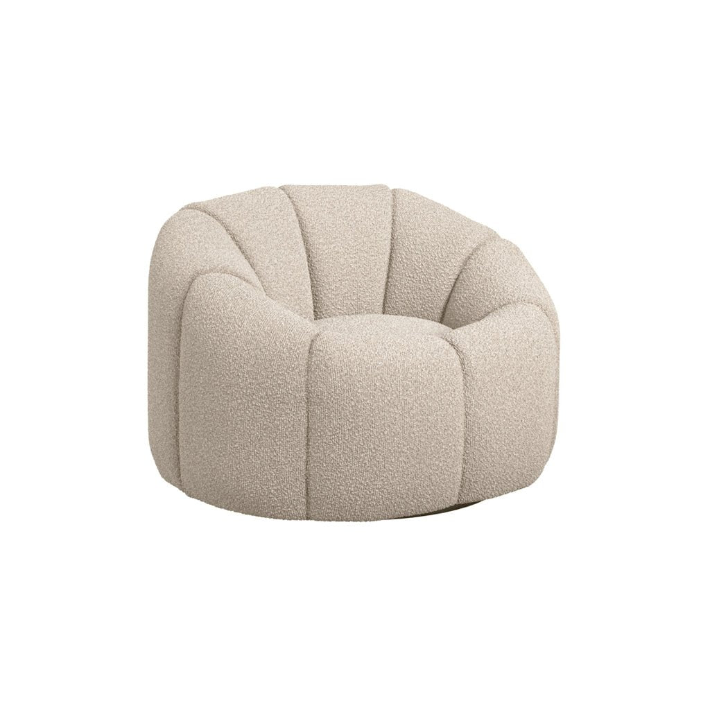 Nova Buff Swivel Chair - Skandi London