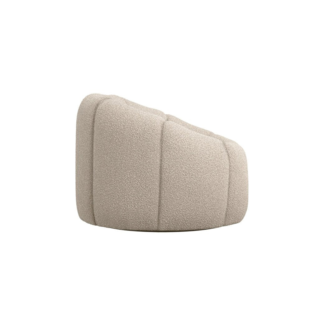 Nova Buff Swivel Chair - Skandi London
