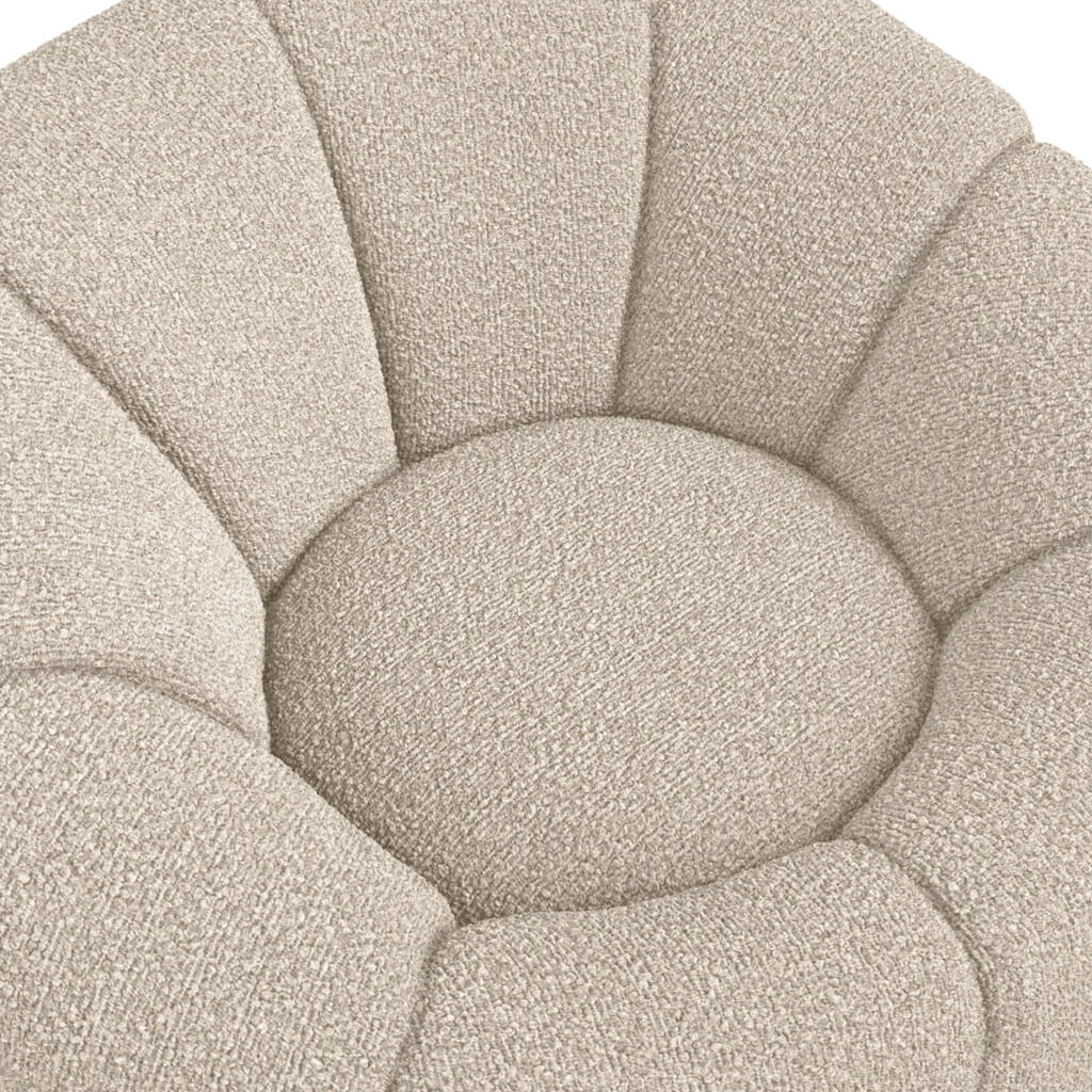 Nova Buff Swivel Chair - Skandi London