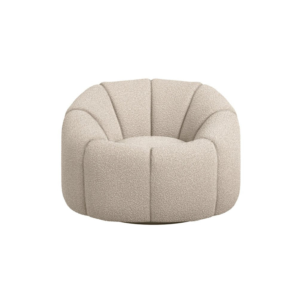 Nova Buff Swivel Chair - Skandi London