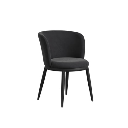 Nova Black & Black Dining Chair - Skandi London