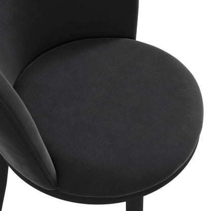 Nova Black & Black Dining Chair - Skandi London