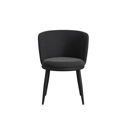 Nova Black & Black Dining Chair - Skandi London