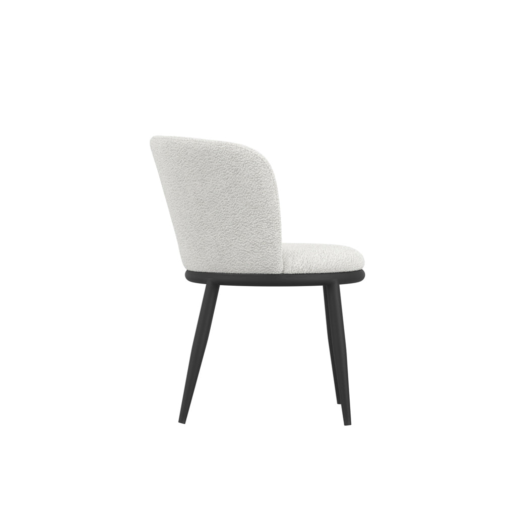 Nova Ivory & Black Dining Chair - Skandi London