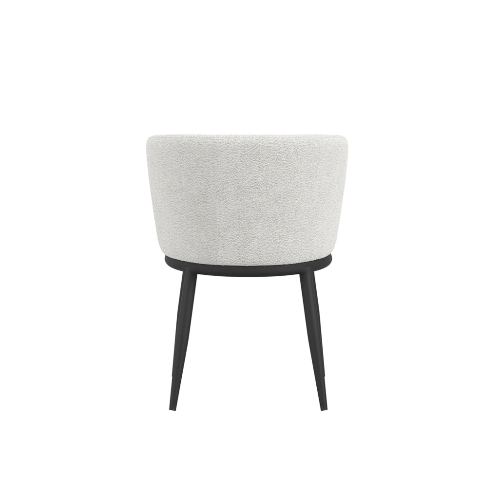 Nova Ivory & Black Dining Chair - Skandi London