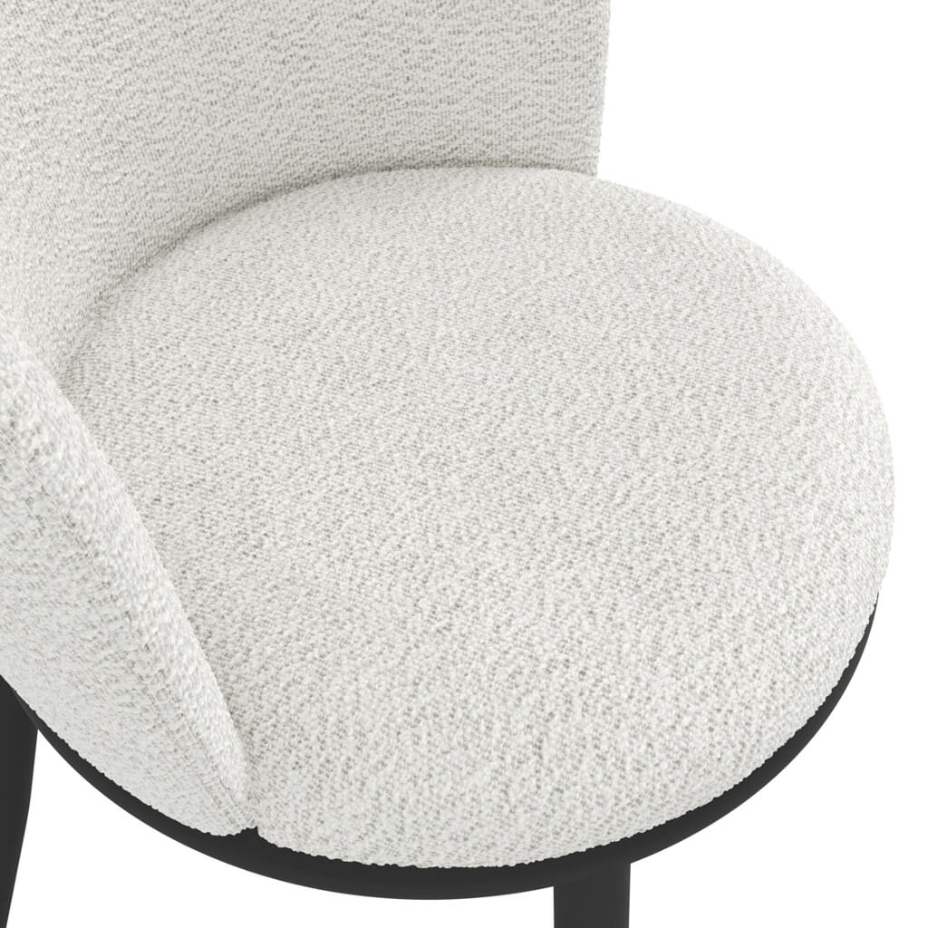 Nova Ivory & Black Dining Chair - Skandi London